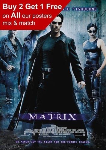 The matrix 1999 filmposter - the,
