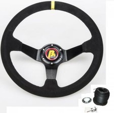 Beltenick® Sportlenkrad Rallye 350mm 95mm geschüsselt mit E36 Nabe (M3) K2008 