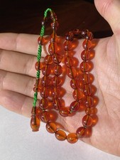 Ates🔥🔥 Sikma Kehribar Tesbih 33 Sistemli  Blok 🎲Zar Gebetskette Rosary Tasbeh