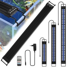 55-150cm LED Aquarium Licht mit timer Lampe Süßwasserfische Vollspektrum RGB