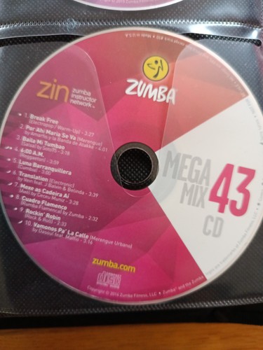 Zumba mega mix megamix - cd,