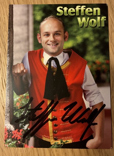 Autogrammkarte steffen wolf - autogrammkarte,