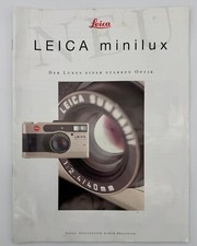 Leica Mini-Lux Broschüre 12-seitig