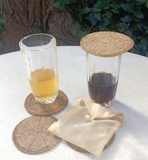 Glasuntersetzer, 5 tlg. Set