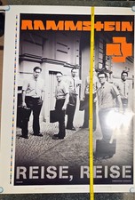 Nr2 Rammstein Poster Extrem selten Retro Orig. Farbmuster mit Druckmarken Rare!