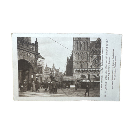 Ansichtskarte postkarte bremen - postkarte,