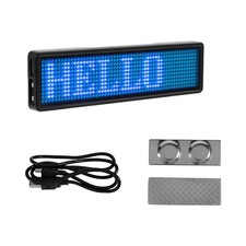 1X(Bluetooth LED Namens Schild