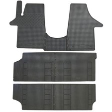 Gummifußmatten Auslage für VW T5 T6 2003-2019 Fußmatten Set Matten Gummimatten