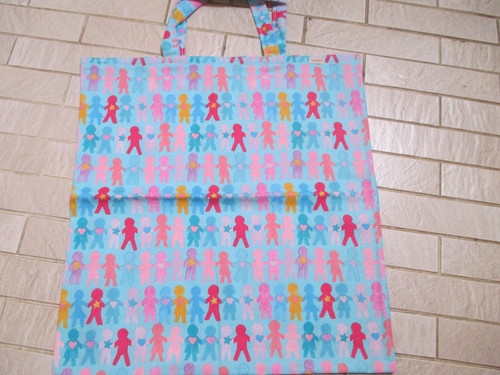 Stofftasche hellblau mit - stofftasche,,
