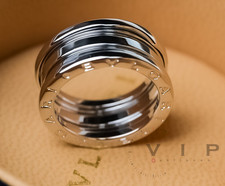 BVLGARI BULGARI B.ZERO 3-BAND RING GOLDRING 18K GOLD WEIßGOLD Gr.51 ORIGINAL BOX