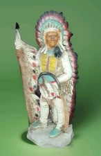 Castagna Indianerhäuptling Originalfigur, hergestellt in Italien, 17cm, 1989
