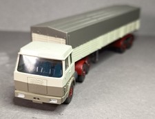 Wiking Hanomag Henschel Pritschen Sattelzug perlweiß graubeige 1971-74 neuwertig