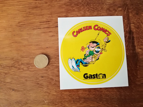 Carlsen comics werbe sticker - werbe,