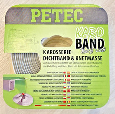 3m PETEC Karo Karosseriedichtband  Buthyl Weiss Dichtband Karosserie KFZ 4,33€/m