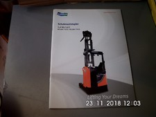 DOOSAN SCHUBMASTSTAPLER 1,4-1,6t PROSPEKT/BROSCHÜRE 12 Seiten RAR