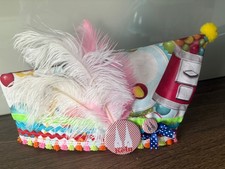 Narrenkappe, KU ca. 54 cm, mit