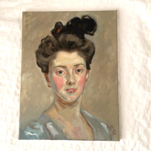 Original öl portrait gemälde - original,