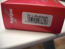 Herpa 076616 Gittermast L-Ausleger 2 Stück für Liebherr Raupenkran LR 1600/2 OVP