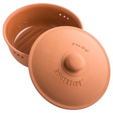 RÖMERTOPF Brottopf Brotkasten RUND Terracotta 30 cm