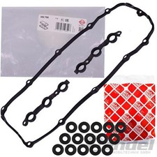 ELRING + 15x FEBI VENTILDECKELDICHTUNG passend für BMW E46 E39 E60 E53 M54