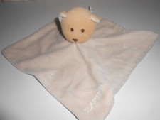 * Schmusetuch Schnuffeltuch - Clarins Paris Bär beige ca. 25cm