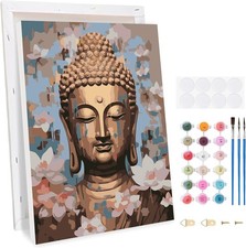 TLIOBLO Buddha Malen Nach Zahlen Kinder Erwachsene, Statue des Buddha Malen