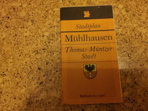 Stadtplan mühlhausen ddr - mühlhausen, (ddr
