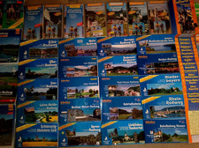 Bikeline Radtourenbuch Karten - riesiges Konvolut - Radwegekarten ADAC, Kompass