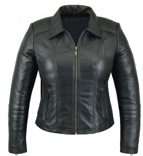 Damen fashion leder jacke - damen,