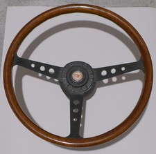 Holzlenkrad "raid" 3 Speichen mit BMW Nabe