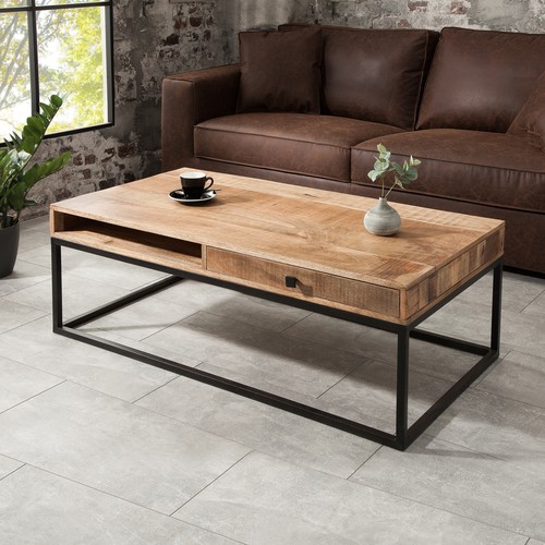 Massiver couchtisch iron craft - massiver,
