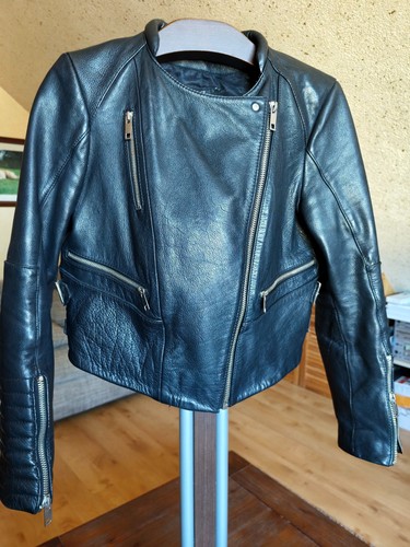 Damen bikerjacke schwarz - damen,