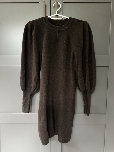 Strickkleid dunkelbraun - ba&sh,