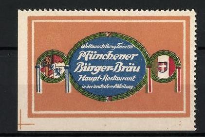 Reklamemarke münchen - reklamemarke,