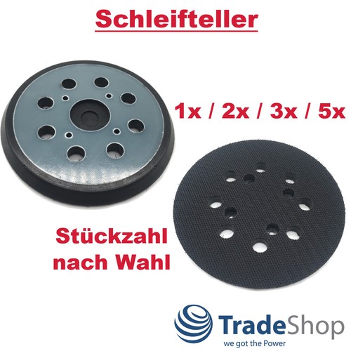 5x schleifteller für - 1x/2x/3x/5x,
