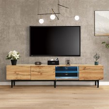 TV Lowboard Board LED TV-Schrank Fernsehschrank Fernsehtisch Sideboard merax®