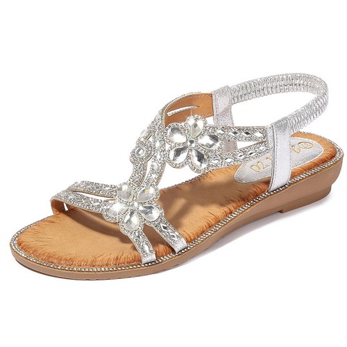 Damen sandalen absatz blumen - damen,