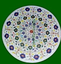 24 " Marmor Tisch Top Weiß