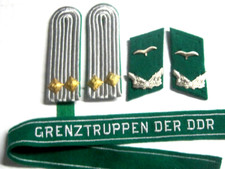 NVA Schulterstücke Leutnant Grenztruppen der DDR NVA Fliegerstreitkräfte Grenze
