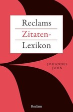 Reclams Zitaten-Lexikon John