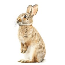2x Sticker Rabbit Car Sticker