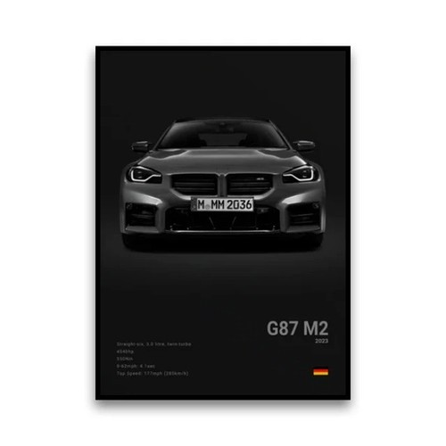 Bmw g87 car - m2, poster