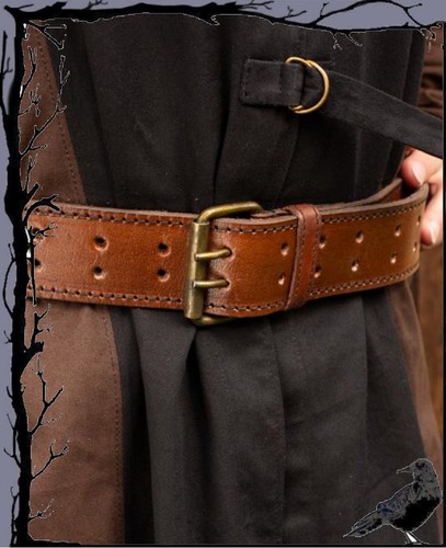 Mittelalter larp ledergürtel - larp,