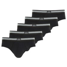 Jockey Herren Slips, 6er Pack - Cotton Stretch Brief, Baumwollmischung, einfa...