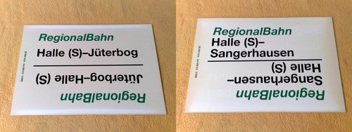 Zls regionalbahn halle - regionalbahn, (s)