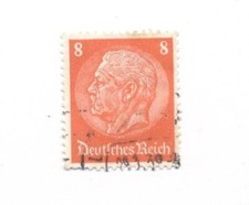 Briefmarken Deutsches Reich Hindenberg 8 Pfennig