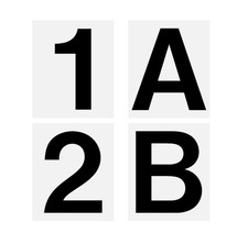 Selbstklebende Ziffern &