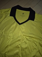 Top gelb langarm ADIDAS Schiedsrichtertrikot M evtl L Shirt Schiedsrichter 18-1