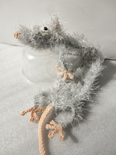 NEU Häkel Lesezeichen silber