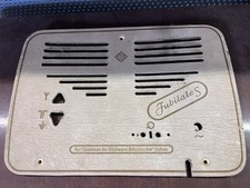 Rückwand für Röhrenradio